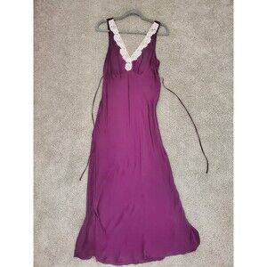 Vintage Hillard and Hanson plum silk dress gown